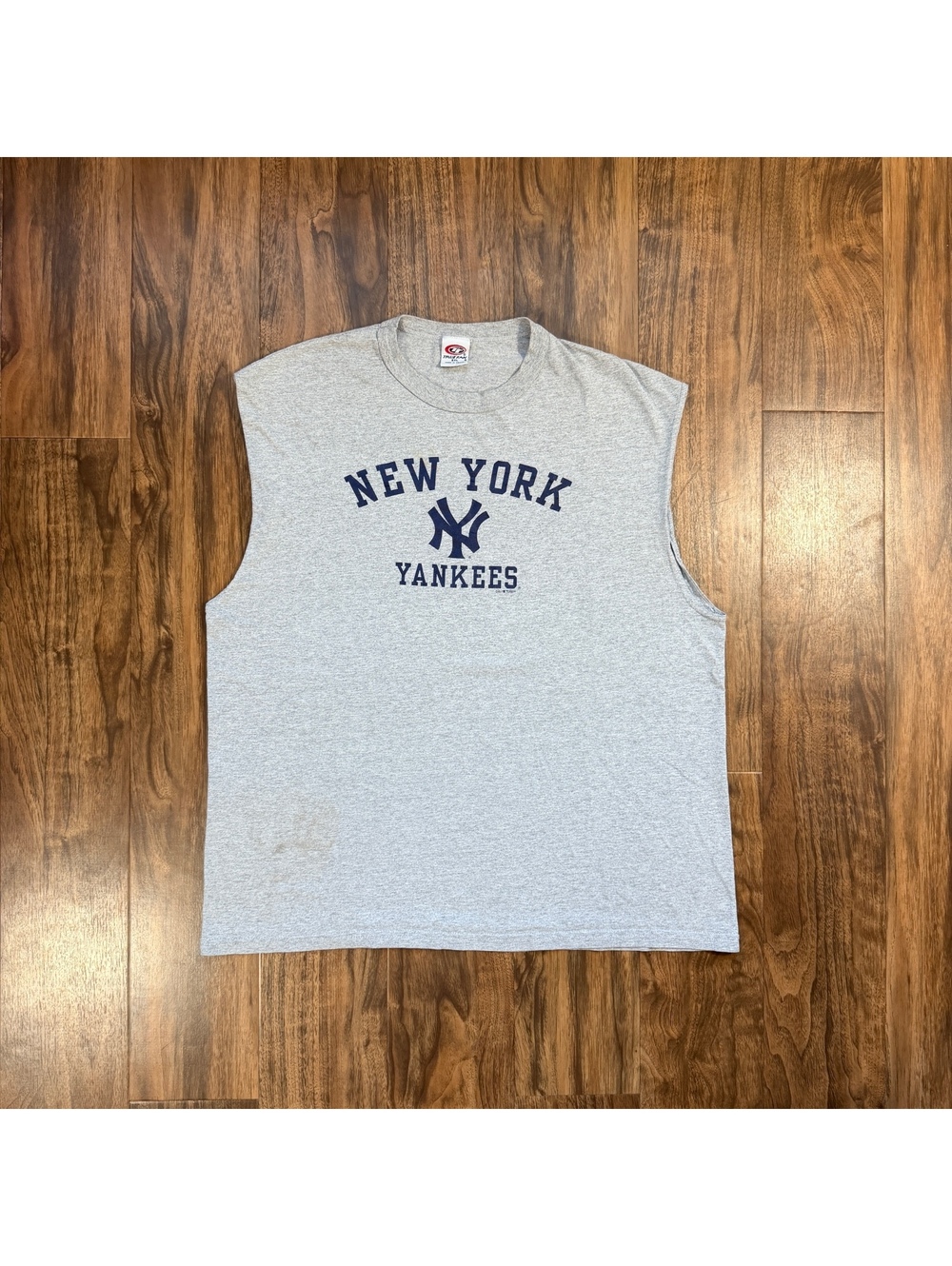 Vintage MLB New York Yankees Tank Top Grey XXL Vintage 2004